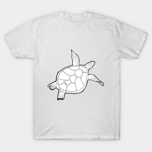 Beautiful swimming turtle T-Shirt